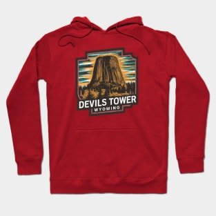 Devils Tower National Monument Wyoming Hoodie